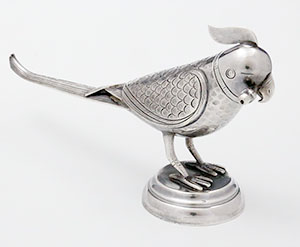 900 silver spice containerr bird